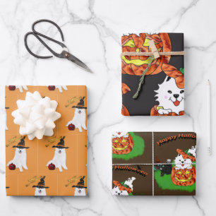 Gehakt papierblok voor hakhout, set van 3 inpakpapier vel