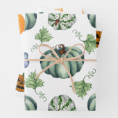 Gehakt papierblok voor hakhout, set van 3 inpakpapier vel (In situ)