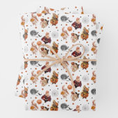 Gehakt papierblok voor hakhout, set van 3 inpakpapier vel (In situ)