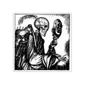 gehakt 	rubberstempel (Afrduk)