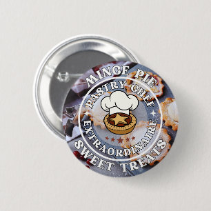 Gehakt Taart Gebak Chef Buitengewone Zoete Treats Ronde Button 5,7 Cm