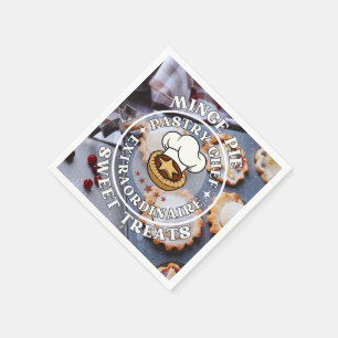 Gehakt Taart Gebak Chef Buitengewone Zoete Treats Servet