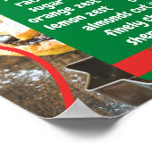 Gehakt vlees Ingrediënten Schort Poster (Hoek)