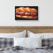 gehaktbalduif canvas afdruk (Insitu (Slaapkamer))