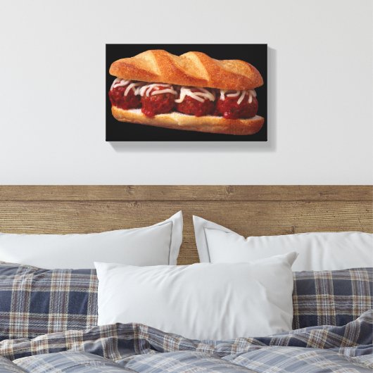 gehaktbalduif canvas afdruk (Insitu (Slaapkamer))