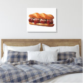 gehaktbalduif canvas afdruk (Insitu (Slaapkamer))