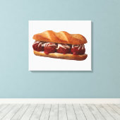 gehaktbalduif canvas afdruk (Insitu (Houten vloer))