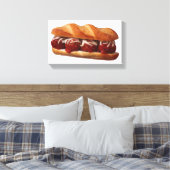 gehaktbalduif canvas afdruk (Insitu (Slaapkamer))