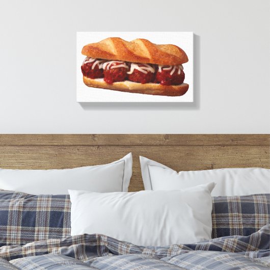 gehaktbalduif canvas afdruk (Insitu (Slaapkamer))
