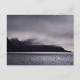 Gehakte kusten in Svalbard (Spitsbergen) Briefkaart