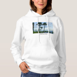 Gehakte palmbomen hoodie