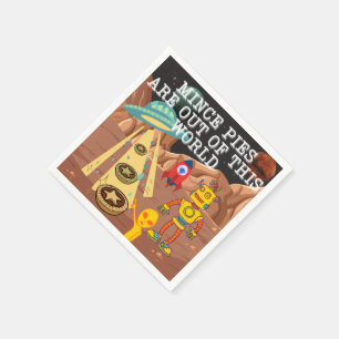 Gehakte taarten zijn uit deze wereld servet