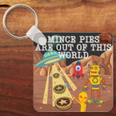 Gehakte taarten zijn uit deze wereld sleutelhanger (Voorkant)