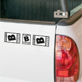 Gehalte B: Vogel Bumpersticker (Op Truck)