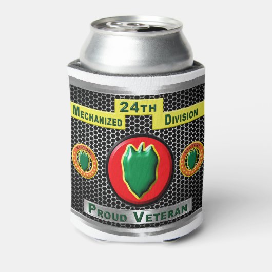 Gehandicapte 24e Mechanized Infantry Division Blikjeskoeler (Blikje Achterkant)