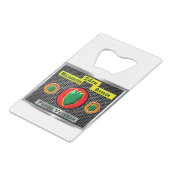 Gehandicapte 24e Mechanized Infantry Division Kredietkaart Flessenopener (Achterkant Gekanteld)