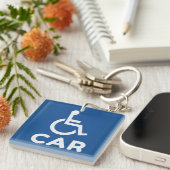 Gehandicapte auto sleutelhanger (Voorkant Rechts)