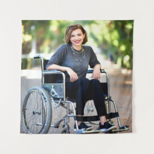 Gehandicapte Foto Aanpassen Personaliseren Wandkleed