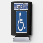 Gehandicapte gehandicapte veteraan (Achterkant)