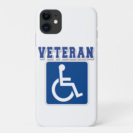 Gehandicapte gehandicapte veteraan Case-Mate iPhone case (Achterkant)