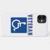 Gehandicapte gehandicapte veteraan Case-Mate iPhone case (Achterkant (horizontaal))