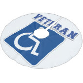 Gehandicapte gehandicapte veteraan kerstboom rok (Gekanteld)