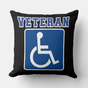 Gehandicapte gehandicapte veteraan kussen