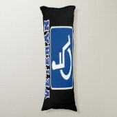 Gehandicapte gehandicapte veteraan lichaamskussen (Voorkant Verticaal)