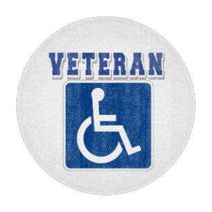 Gehandicapte gehandicapte veteraan snijplank