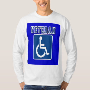 Gehandicapte gehandicapte veteraan t-shirt