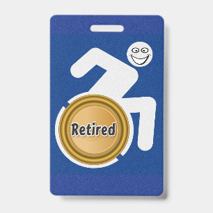Gehandicapte Gepensioneerde Badge