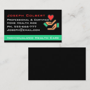 Gehandicapte Homecare Zorgverlener Zenuwhart Handh Visitekaartje