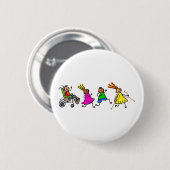 Gehandicapte Kinderen Ronde Button 5,7 Cm (Voorkant /achterkant)