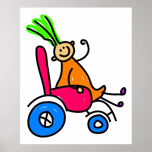 Gehandicapte meid poster (Voorkant)