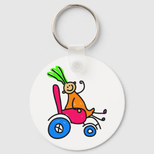 Gehandicapte meid sleutelhanger