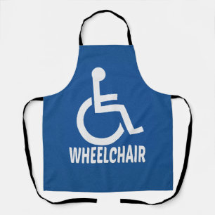 Gehandicapte rolstoel schort