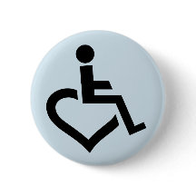 Gehandicapte rolstoelbadge