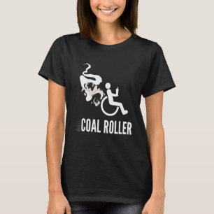 Gehandicapte rolstoelbestuurder gehandicapten t-shirt