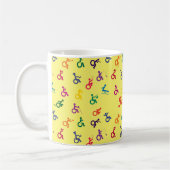 Gehandicapte Stickman met plezier! Koffiemok (Links)