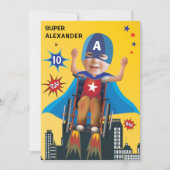 Gehandicapte superheld Flying Wheelstoel Fun Birth Kaart (Voorkant)