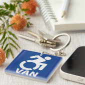 Gehandicapte Van Modern Sleutelhanger (Voorkant Rechts)