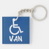 Gehandicapte Van Sleutelhanger (Achterkant)