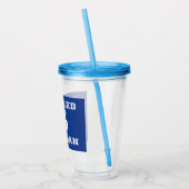 Gehandicapte veteraan acryl drinkbeker (Links)