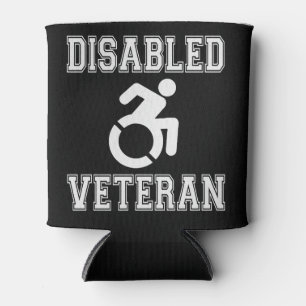 Gehandicapte veteraan blikjeskoeler