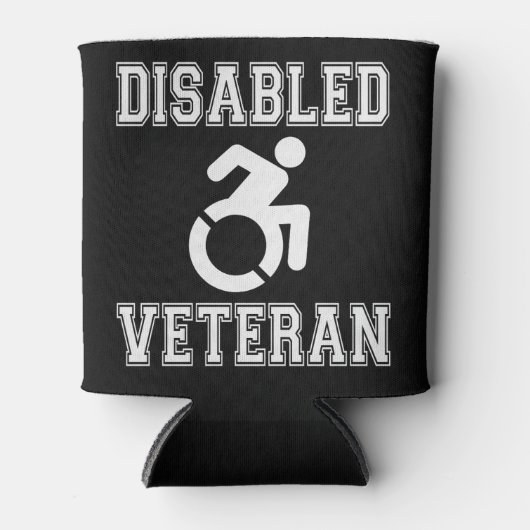 Gehandicapte veteraan blikjeskoeler (Voorkant)