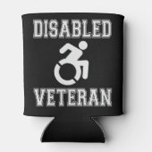 Gehandicapte veteraan blikjeskoeler (Achterkant)