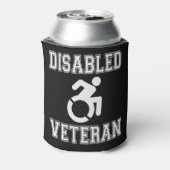 Gehandicapte veteraan blikjeskoeler (Blikje Achterkant)