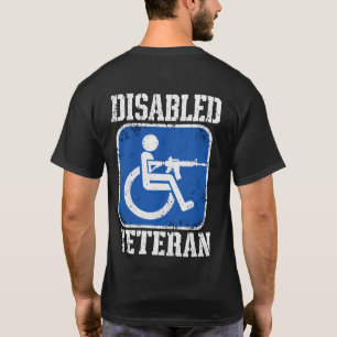 Gehandicapte Veteraan Donker T-shirt