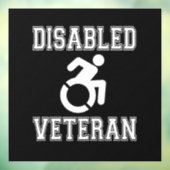 Gehandicapte veteraan raamsticker (Vel 3)