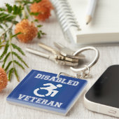 Gehandicapte veteraan sleutelhanger (Voorkant Rechts)